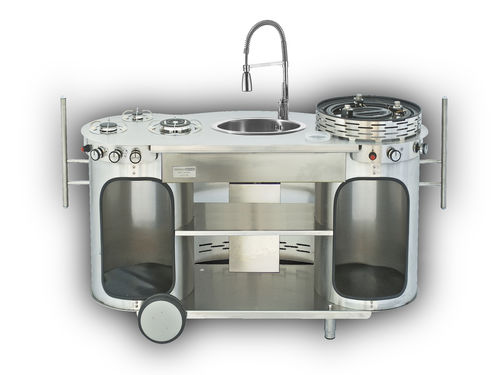 Cuisine professionnelle en inox - BONGOS : TCS BG 003 PRO - Emme Group - compacte / mobile