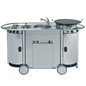 Cuisine professionnelle en inox - BONGOS : TCS BG 001 LUX - Emme Group - compacte / mobile