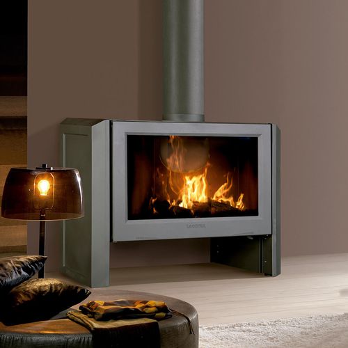 Poêle à bois - LEÓN - Lacunza - 10 kW - 20 kW / contemporain / en métal