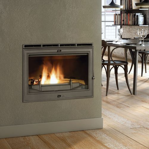 Cheminée à bois - RE 700 - Lacunza - à encastrer / simple face / à foyer fermé