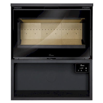 Poêle à bois - PARIS 700 - Lacunza - 5 kW - 10 kW / au sol / contemporain