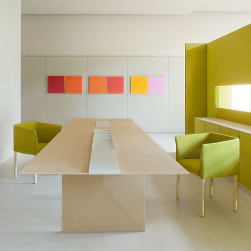 Chaise contemporaine - ELSIE - PAOLA LENTI - d'intérieur / en tissu / en frêne