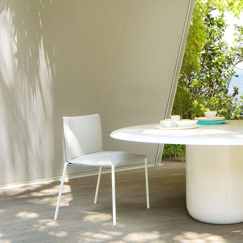 Chaise contemporaine - MAE - PAOLA LENTI - d'extérieur / d'intérieur / en tissu