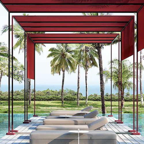 Structure d'ombrage pour espace public - RESORT - PAOLA LENTI