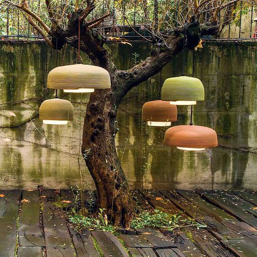 Suspension - TAIKI - PAOLA LENTI - en polyester / en corde / contemporaine