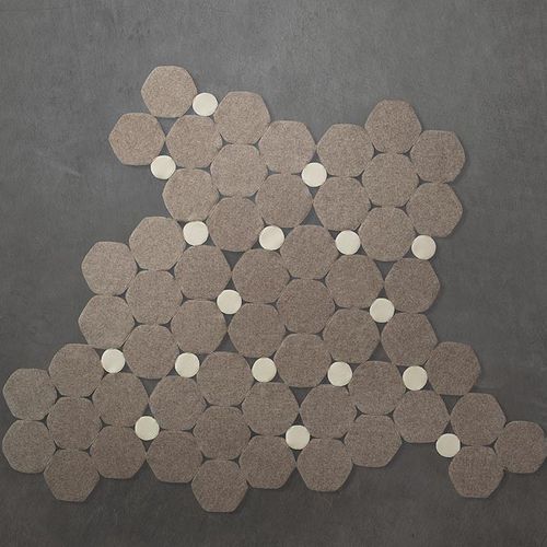Tapis contemporain - PRISMA  - PAOLA LENTI - uni / en laine / en feutre