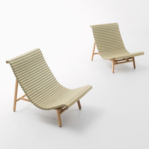 Fauteuil contemporain - SHIBUSA - PAOLA LENTI - en bambou / par Francesco Rota / d'extérieur