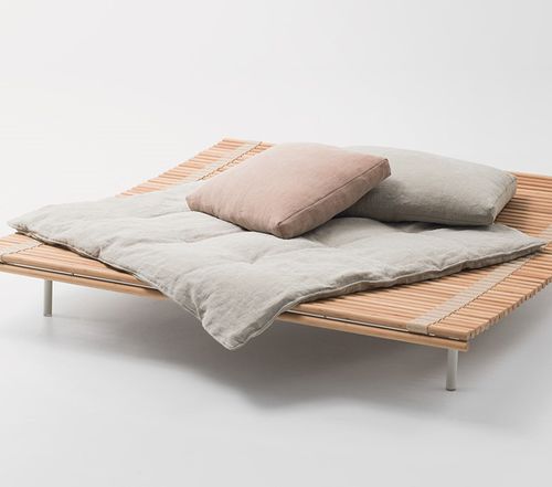Coussin extérieur - TRAPUNTINO - PAOLA LENTI - carré / uni / en lin