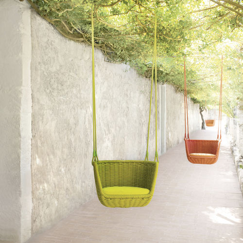 Chaise suspendue contemporaine - ADAGIO - PAOLA LENTI - d'extérieur / en acier inoxydable / en corde
