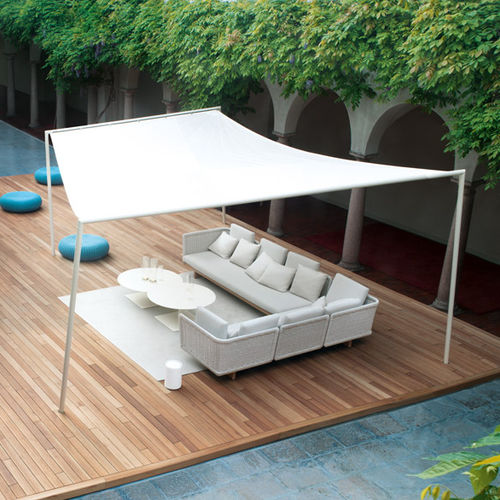Voile d'ombrage résistante aux UV - ALA - PAOLA LENTI - rectangulaire / polygonale / en tissu