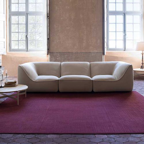 Canapé modulable - SO - PAOLA LENTI - contemporain / en tissu / en polyester