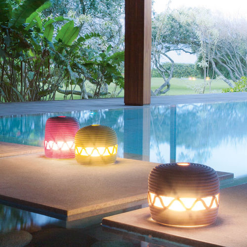 Lampe de sol - AGADIR - PAOLA LENTI - en plastique / contemporaine / sans fil