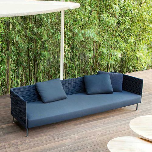 Canapé modulable - FRAME ON - PAOLA LENTI - contemporain / de jardin / en corde