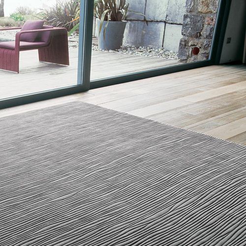 Tapis contemporain - DEEP  - PAOLA LENTI - uni / à rayures / en laine
