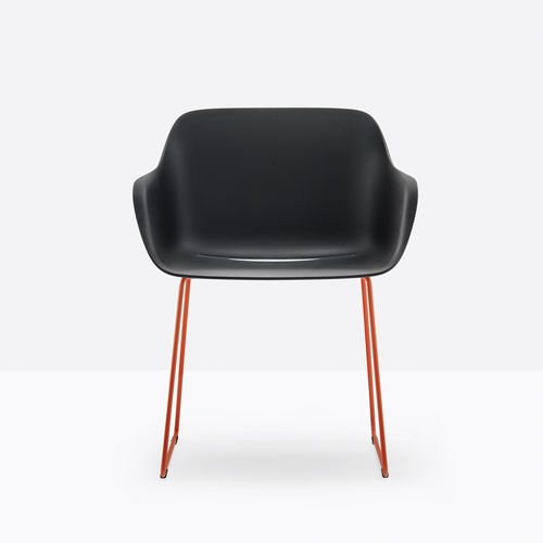 Chaise contemporaine - BABILA XL 2744 - PEDRALI - d'intérieur / en polypropylène / avec piètement en acier