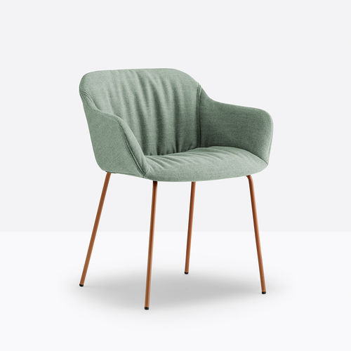 Chaise contemporaine - BABILA XL 2733R - PEDRALI - d'intérieur / en polypropylène / avec piètement en acier