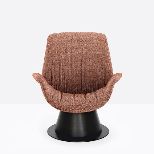 Fauteuil contemporain - ILA 2021 - PEDRALI - en tissu / en acier / marron