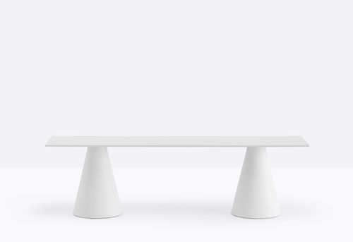 Banc contemporain - IKON B863_1L - PEDRALI - en polypropylène / stratifié / sans dossier