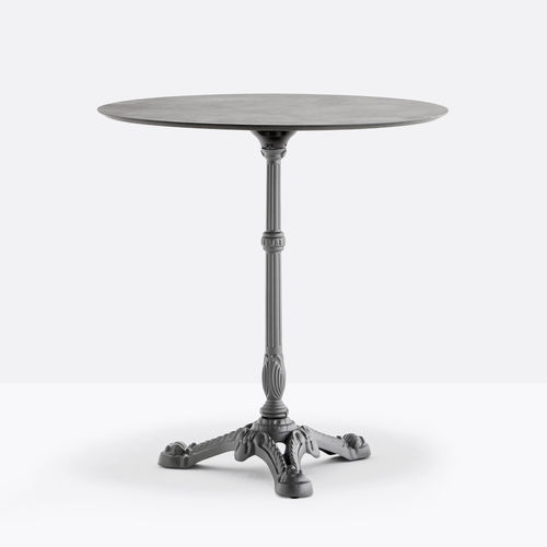 Table bistrot classique - BISTROT 4100 - PEDRALI - en marbre / avec piètement en fonte / ronde