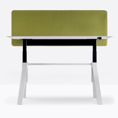 Bureau pour open space - arki-Table - ark adj desk - PEDRALI - sur pied / contemporain / en aluminium