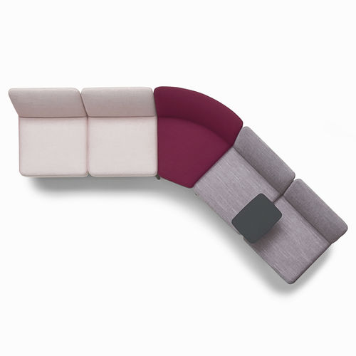 Canapé modulable - SOCIAL DSO_45C - PEDRALI - d'angle / contemporain / en tissu