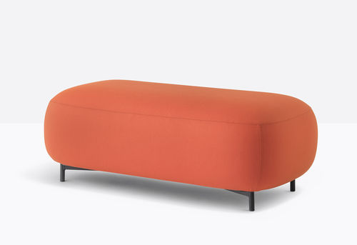Ottoman contemporain - BUDDY 214 - PEDRALI - en aluminium / en mousse de polyuréthane / tapissé
