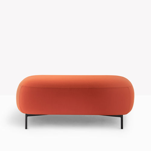 Ottoman contemporain - BUDDY 215 - PEDRALI - en aluminium / en mousse de polyuréthane / tapissé