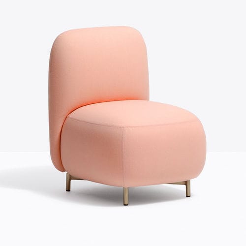 Chauffeuse contemporaine - BUDDY 210S - PEDRALI - en tissu / en aluminium / bleue