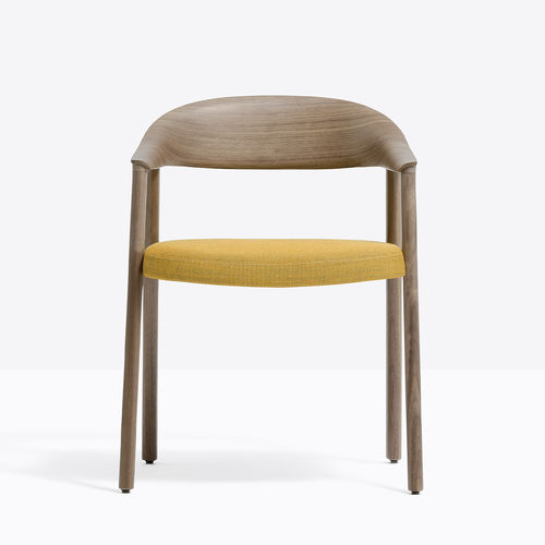 Chaise contemporaine - HÉRA 2865 - PEDRALI - d'intérieur / en tissu / en cuir