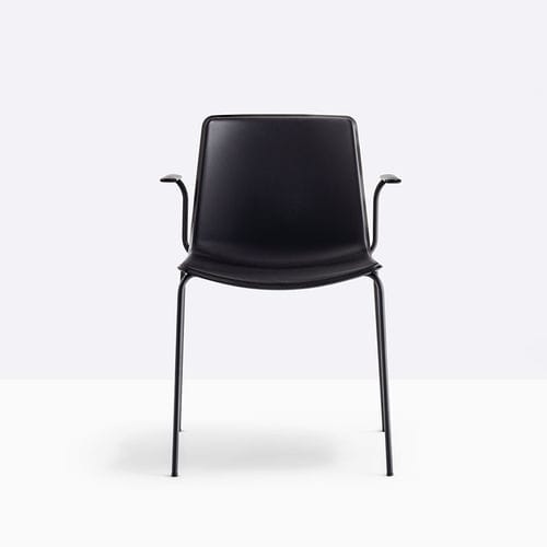 Chaise contemporaine - TWEET 895 - PEDRALI - d'intérieur / en tissu / en cuir