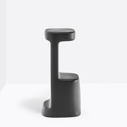 Tabouret de bar contemporain - SERIF 860 - PEDRALI - en polyéthylène / professionnel / d'extérieur