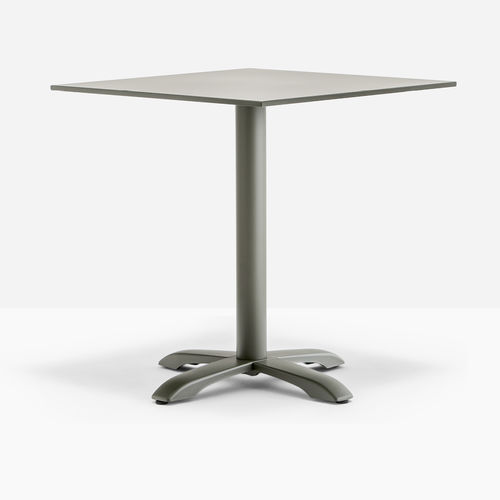 Table bistrot contemporaine - EASY 4761 - PEDRALI - en bois / avec piètement en chêne / avec piètement en acier