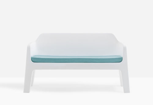 Canapé contemporain - PLUS AIR 636 - PEDRALI - de jardin / en tissu / avec coussin amovible