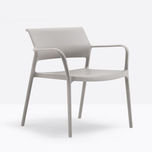 Fauteuil contemporain - ARA 316 - PEDRALI - en polypropylène / en polypropylène / vert