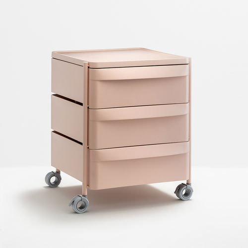 Système de rangement sur pied - BOXIE BXM_3C - PEDRALI - contemporain / en acier / pour bureau