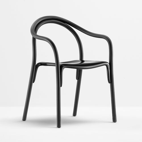 Chaise contemporaine - SOUL 3745 - PEDRALI - d'intérieur / en polycarbonate / avec piètement en frêne
