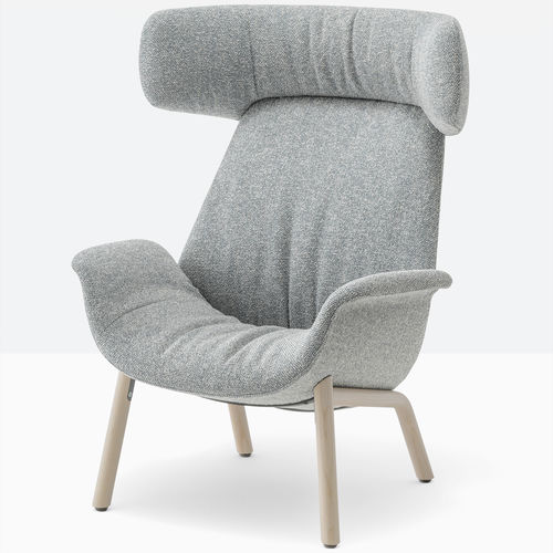 Fauteuil contemporain - ILA 2024 - PEDRALI - en tissu / en cuir / en simili cuir