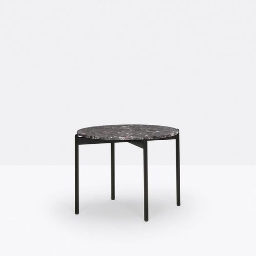 Table basse contemporaine - blume BLTD_49 - PEDRALI - en stratifié / en marbre / avec piètement en aluminium