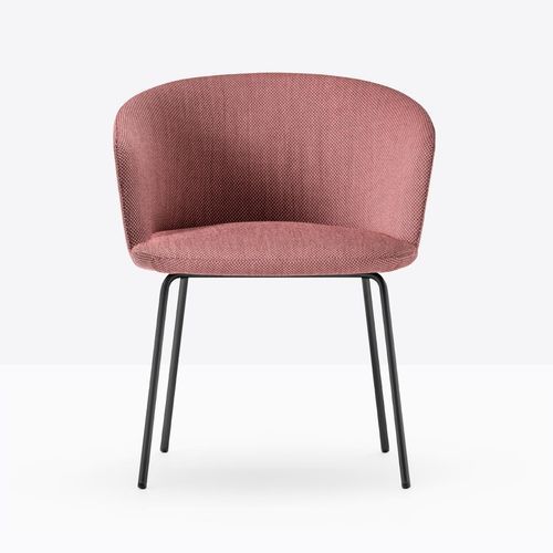 Chaise contemporaine - nym 2887 - PEDRALI - d'intérieur / en bois / en tissu