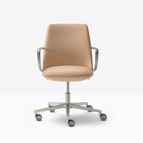 Chaise de bureau contemporaine - Elinor - PEDRALI - d'intérieur / en tissu / avec piètement en aluminium