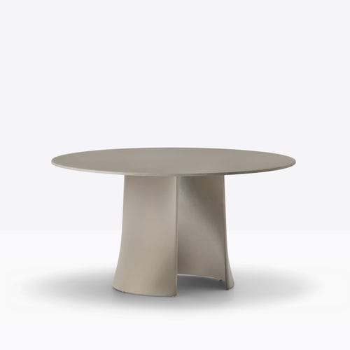 Table contemporaine - ANEMOS - PEDRALI - en aluminium / avec piètement en aluminium / ronde