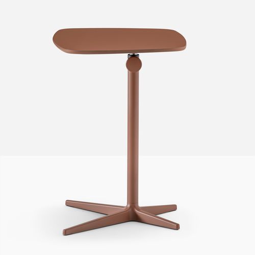 Table d'appoint contemporaine - diego 5910 - PEDRALI - en stratifié / en Fenix NTM® / avec piètement en aluminium
