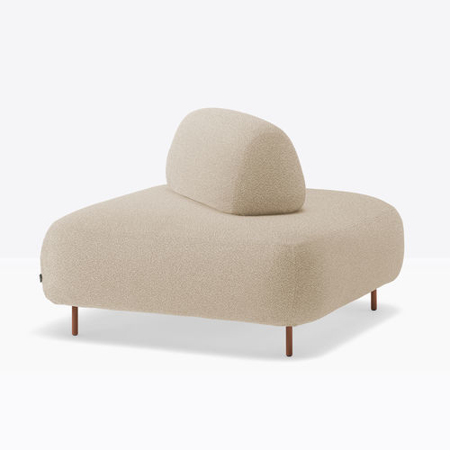 Ottoman contemporain - buddy oasi 206-207 - PEDRALI - en tissu / en aluminium / carré