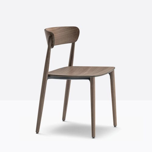 Chaise contemporaine - nemea 2820 - PEDRALI - d'intérieur / en noyer / en frêne