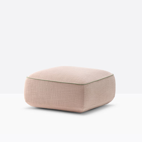 Pouf contemporain - jeff013 - PEDRALI - en tissu / carré / avec revêtement amovible