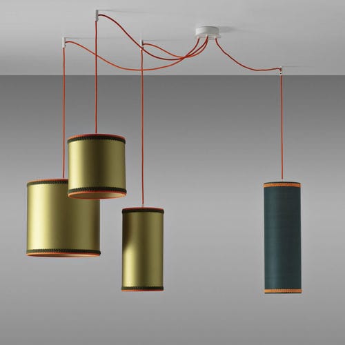 Suspension - CLUB HOUSE - PENTA - en métal / en soie / en satin