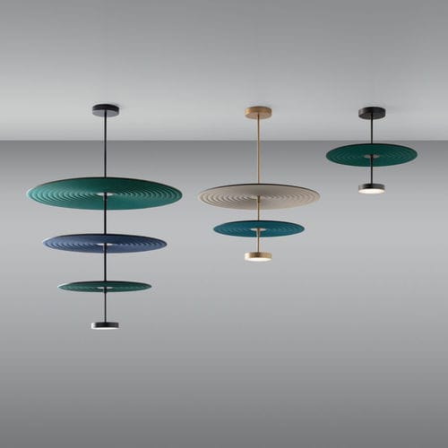 Suspension - FEEL - PENTA - en métal / en textile / contemporaine