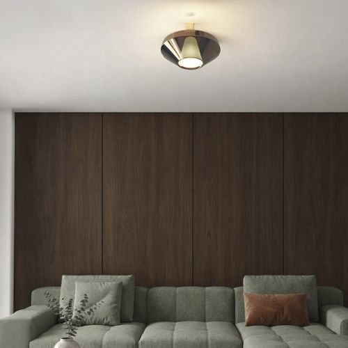Plafonnier contemporain - MOM GLOSSY - PENTA - circulaire / en verre / en métal
