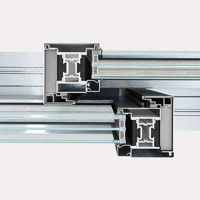 Profilé pour porte en acier - EBE 85 AS - SECCO SISTEMI - en laiton / à coupure thermique