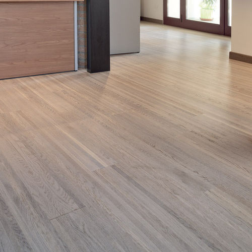 Parquet contrecollé - LEGNI DEL DOGE : WHITE FARM - Itlas - en chêne / verni / semi-brillant